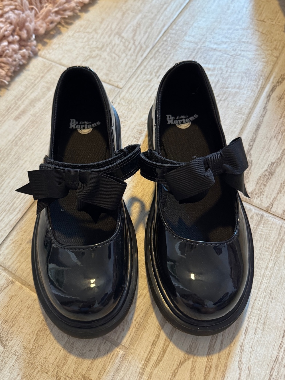 Dr. Martens Black Patent Mary Jane with Bow